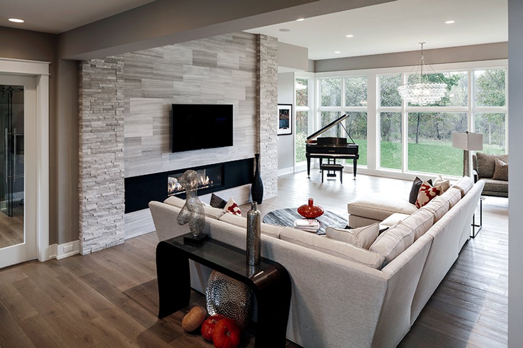cozy custom living room